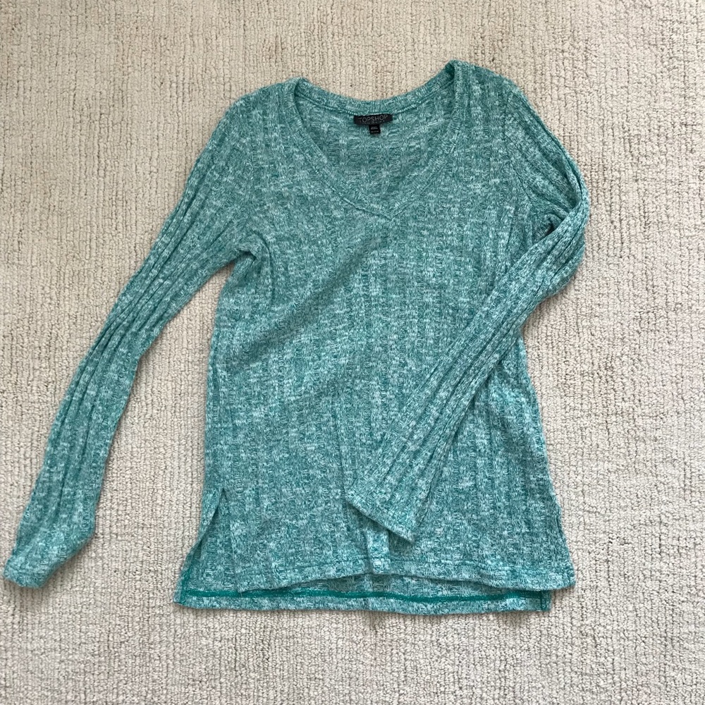 Topshop green sweater